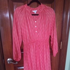 Time and Tru Coral Dress